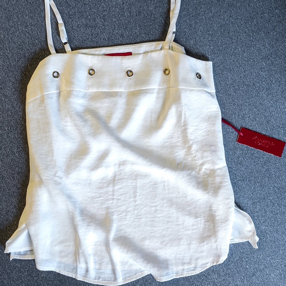 White Cami with grommets
